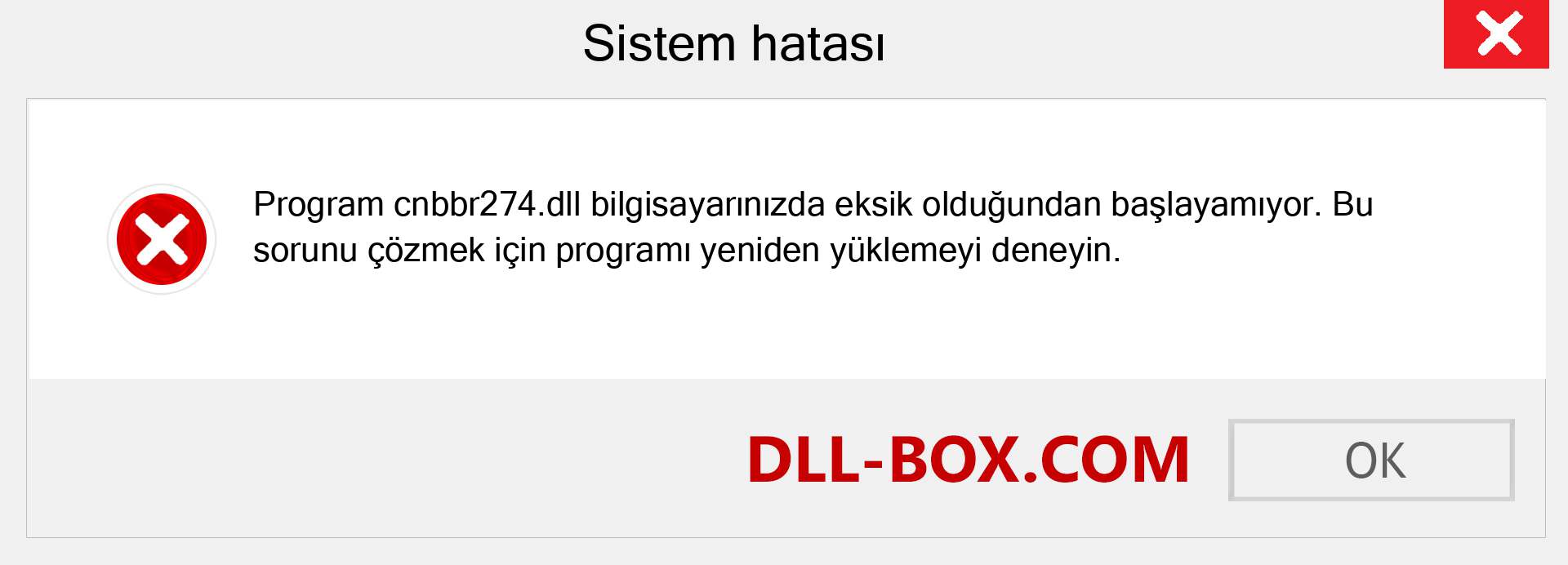 cnbbr274.dll dosyası eksik mi? Windows 7, 8, 10 için İndirin - Windows'ta cnbbr274 dll Eksik Hatasını Düzeltin, fotoğraflar, resimler